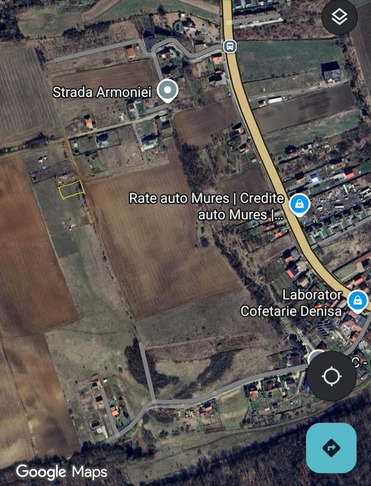 Teren intravilan 600 metri pătrați PUZ