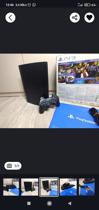 Sony playstation 3 , 25к  прошитая 32 игры