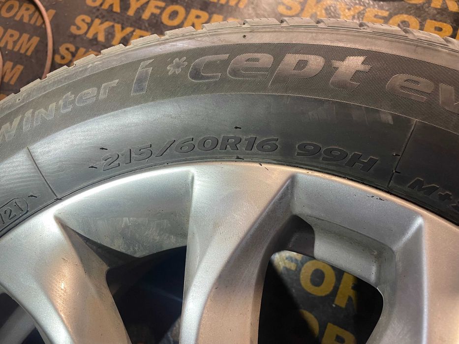 джанти за Мазда цх3 215/60R16 със зимни гуми Hankook ДОТ 3721