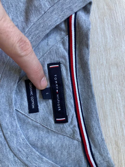 Tommy Hilfiger New York Logo Organic Cotton мъжка тениска размер L