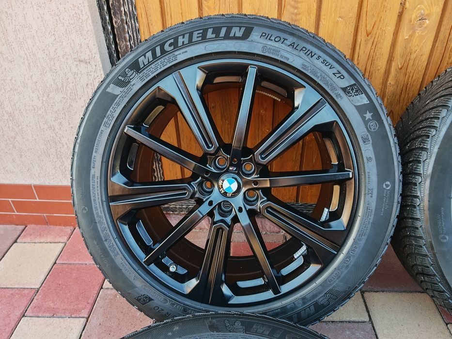 Jante BMW originale M-pachet X5-X6 275 45R20 Michelin iarnă