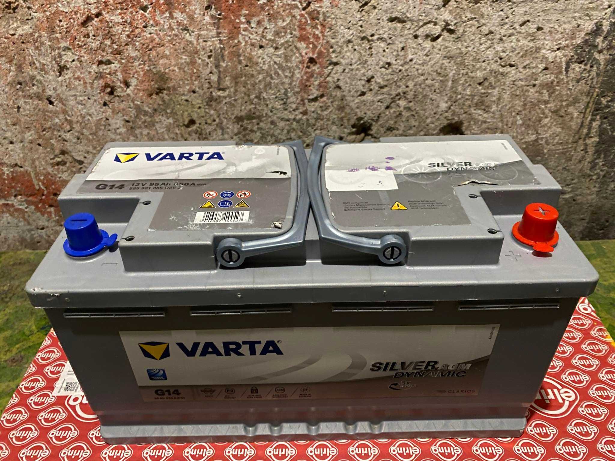 Aкумулатор Варта/Varta Silver AGM/АГМ 95ам/ч 850 А с гаранция