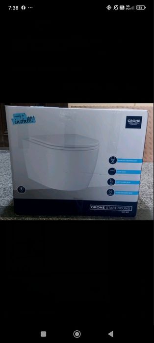 Структура с вграждане с тоалетна GROHE