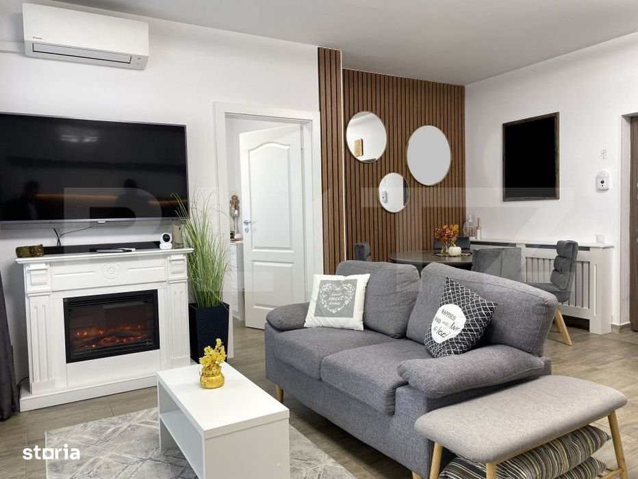 Apartament la cheie, 3 camere, 55 mp, 17 mp terasa, zona Metro