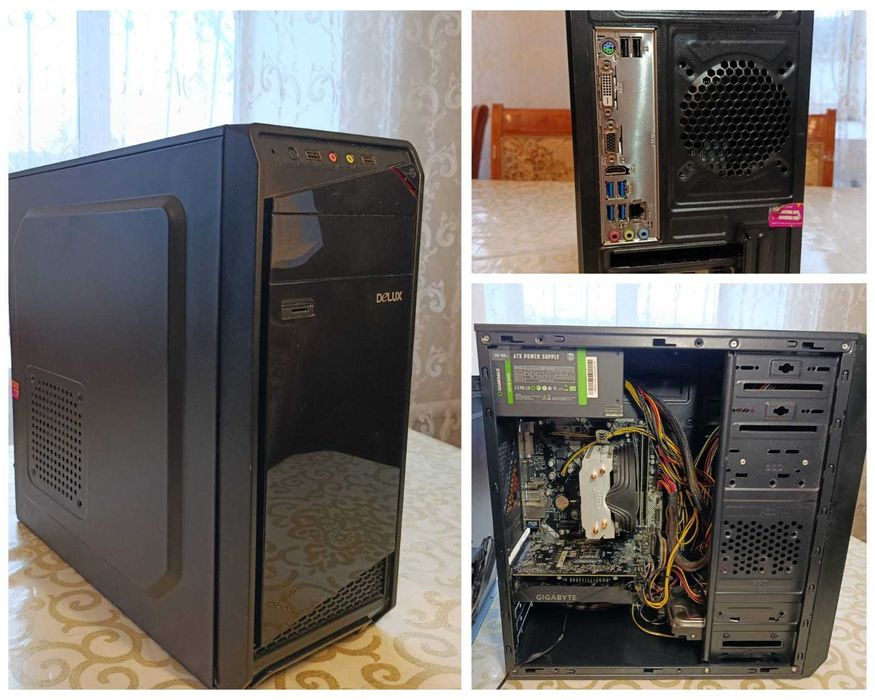 Системный блок (Ryzen 5 2600 / 16 ГБ / GTX 1650 Super / SSD + HDD)