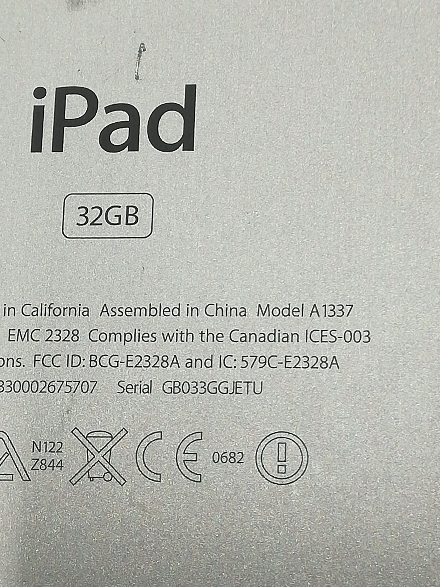 iPad 32GB /A1337