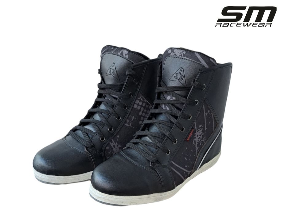 Ghete moto SM Racewear Sneak marimi 42, 43, 44, 45, 46. Produs NOU!!!