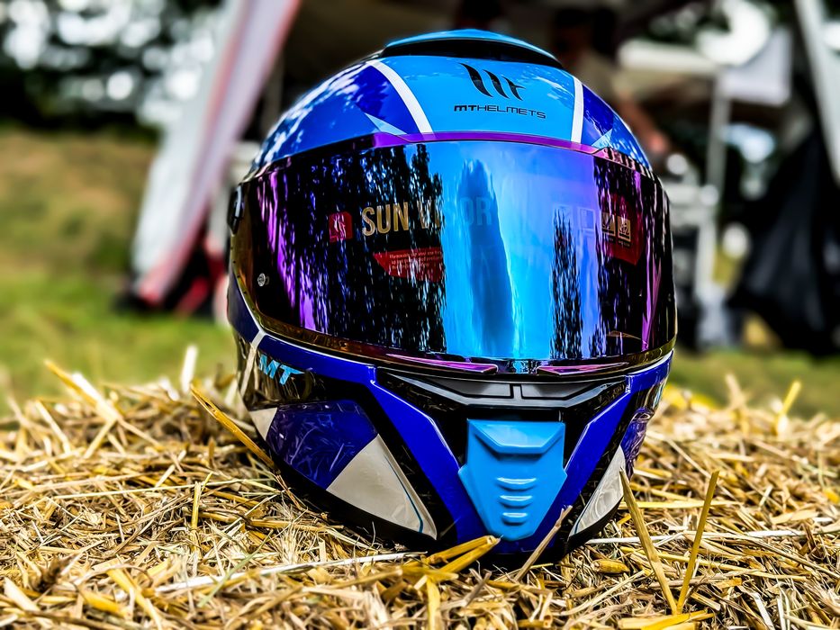 Casca Moto MT THUNDER 4 Freeway Blue