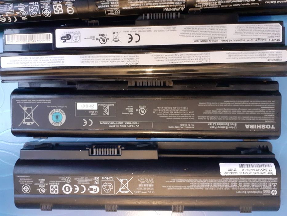 Lot 10 baterii laptop