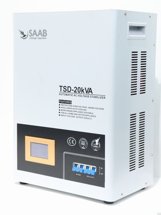 Арзон стабилизатор напряжения оптом stabilizator TSD 20 kVa SAAB 220В
