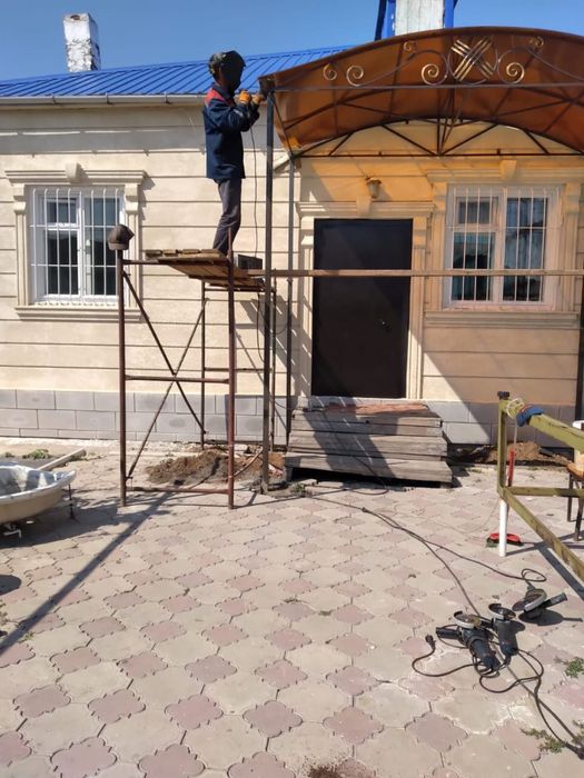 сварочные работы: художественная ковка из профильной трубы, профилегиб