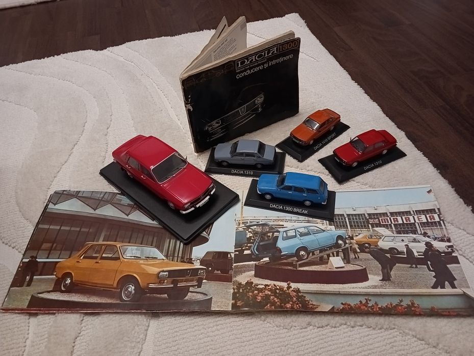 Revista promo Dacia 1300-1301 anii 70 plus machete Dacia