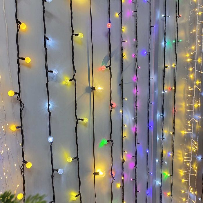 Уличные гирлянды ip65 для новогоднего оформления. Большой ассортимент!