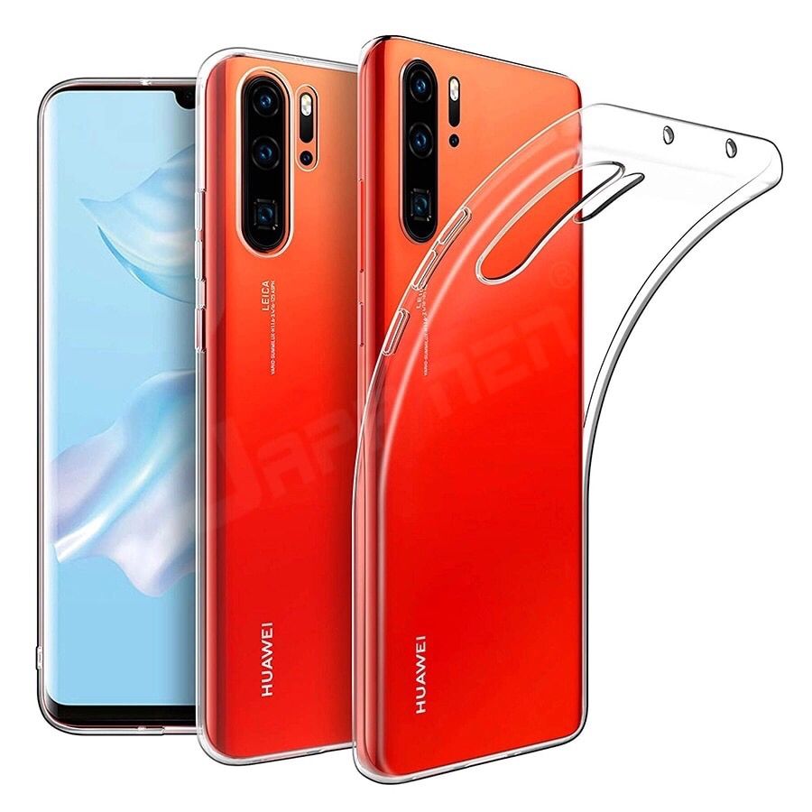 Huawei P30 LITE Pro Pachet Husa Silicon Clara + Folie Silicon