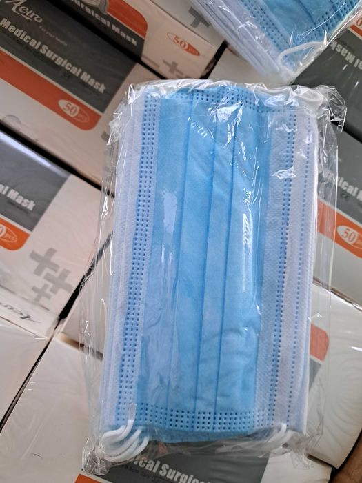 Маска одноразовая Bir martalik tibbiy niqob narxi 600 so'm SIFATLI