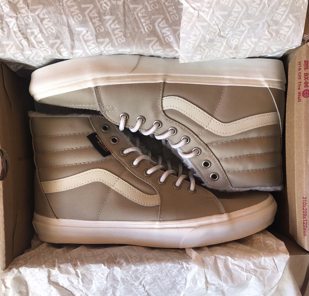 НОВИ Vans Sk8 Hi Cordura Sherpa ОРИГИНАЛНИ зимни кецове 42/27см