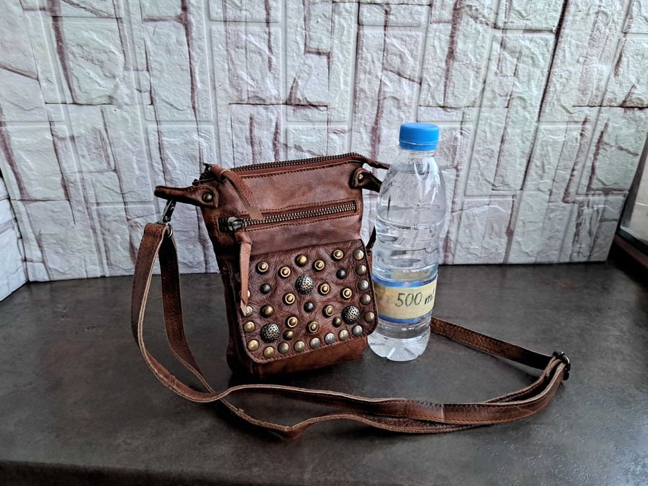 дамска чанта,малка кожена чантичка,протмоне-естествена кожа