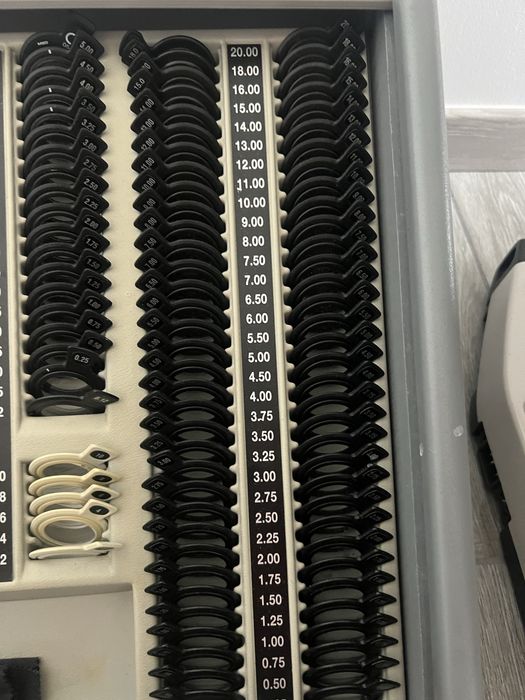 Trusa lentile proba optica medicala/oftalmologie