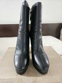 Botine Mango - negre