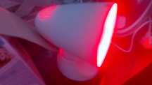 Lampa birou lumina rosie