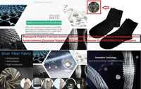 Фарадеев Кафез Антибактериални Чорапи със Сребърни Нишки Ag+ 5G Защита