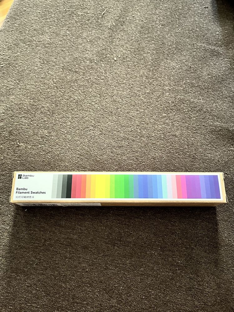Bambu Filament Swatches