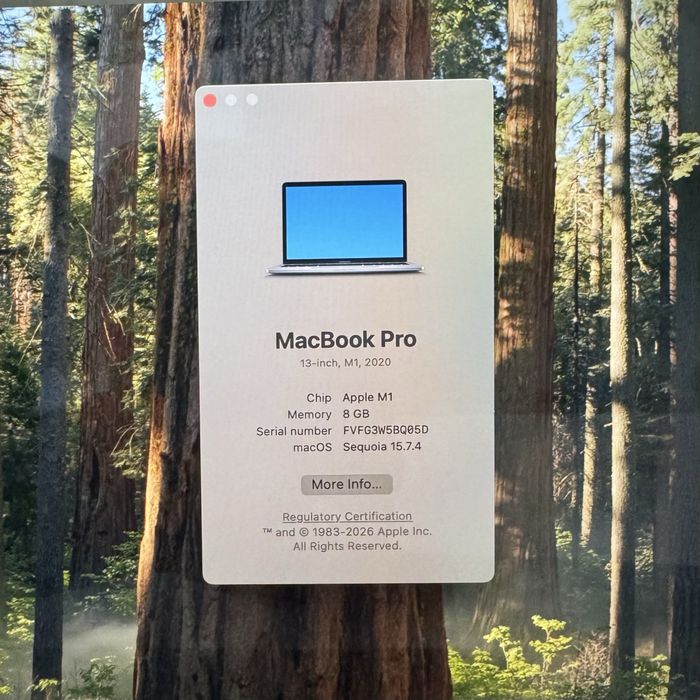MacBook Pro 13 M1 8/256gb Space Grey — миниатюра 6