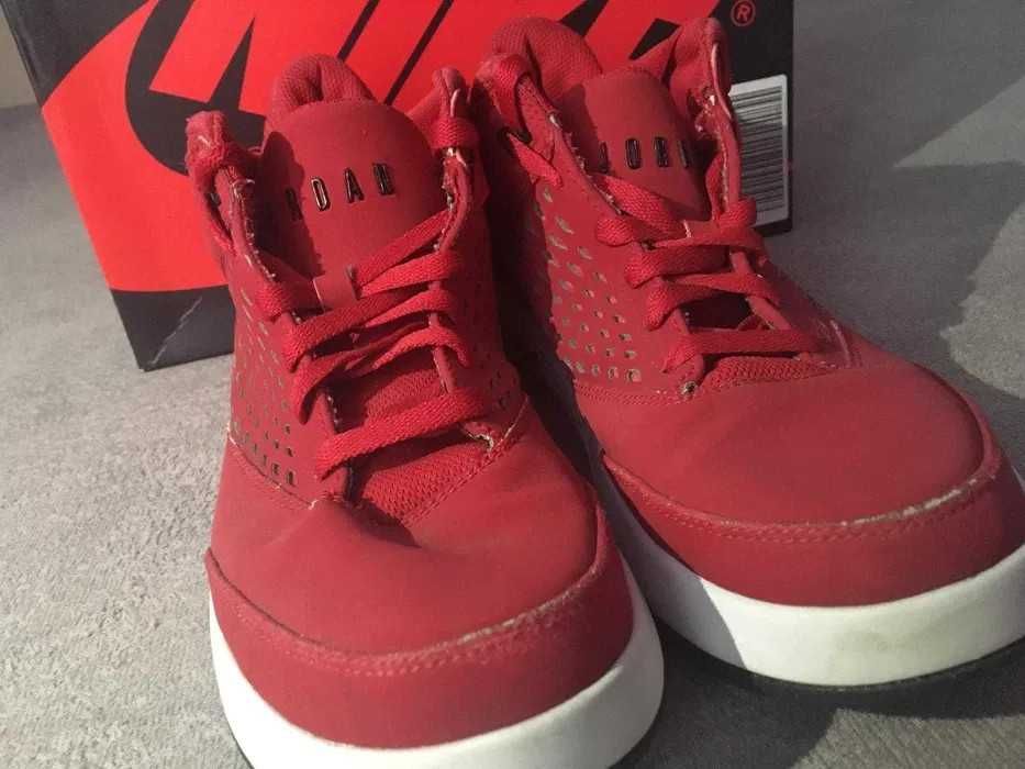 2017 Jordan Flight Origin 4 University Red, Piele naturala, 42.5 EU
