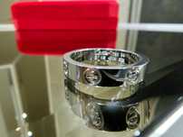 CARTIER Love Band White Gold Пръстен