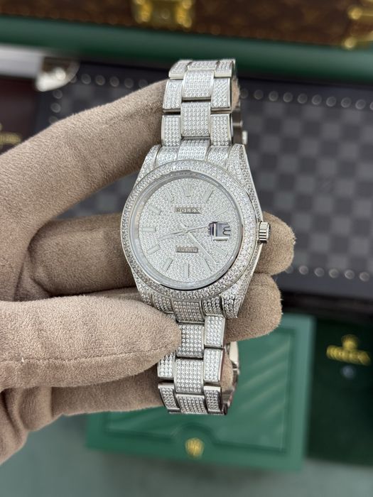 Rolex Date-Just Index 41 Ice Out
