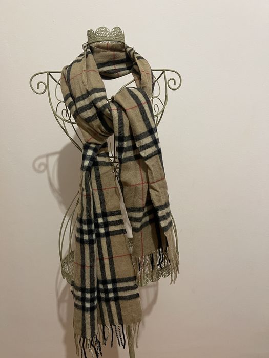 Fular din lana tip Burberry