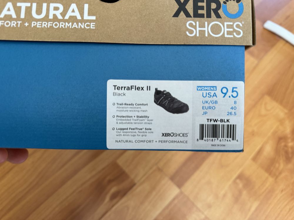 Нови боси обувки Xero TeraFlex II номер 40  barefoot