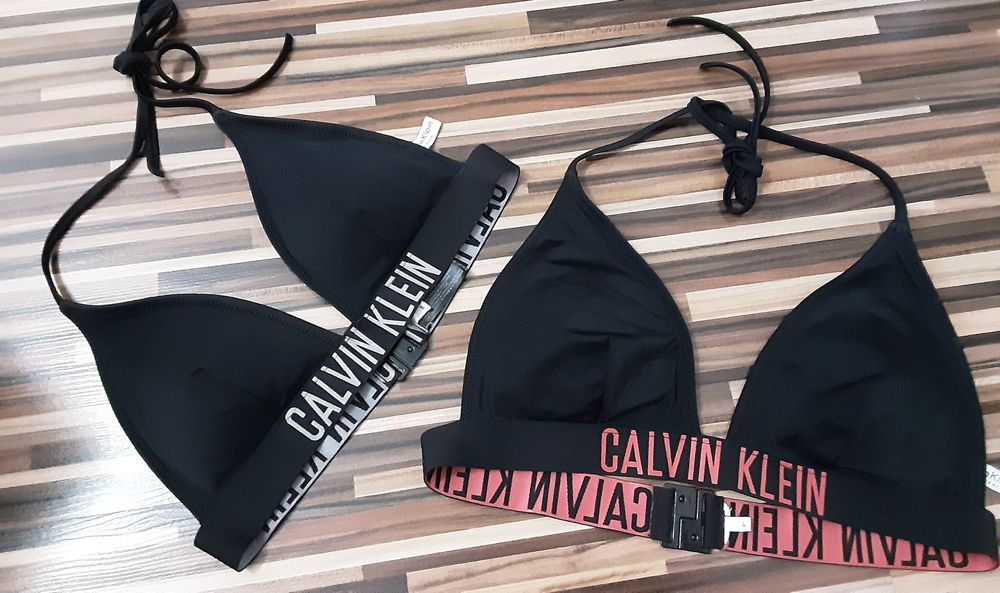 (S) (L) Calvin klein MOSCHINO цял оригинален бански  u горници