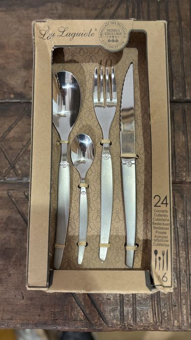 Set tacamuri 24 piese Lou Laguiole Jet