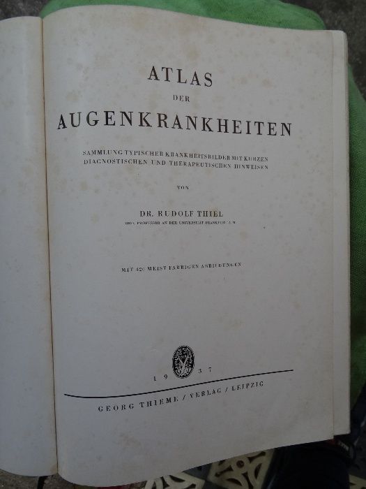 Atlas boli oculare-Rudolf Thiel-1937-Leipzig