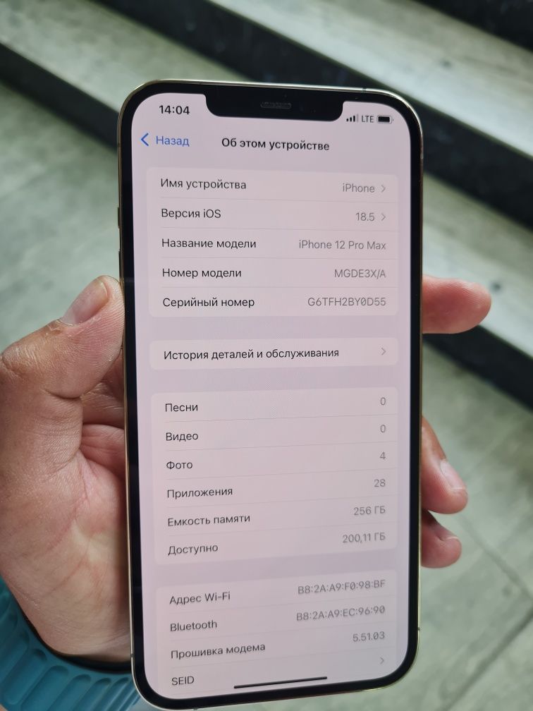 iPhone 12pro max 256/80%