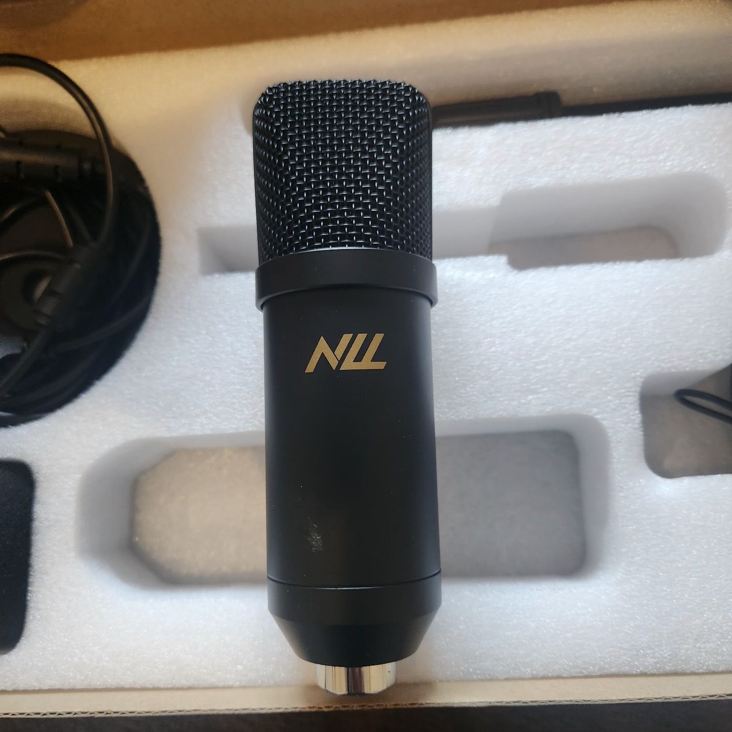 Microfon profesional NIL USB PC/laptop pentru vloguri și podcasturi