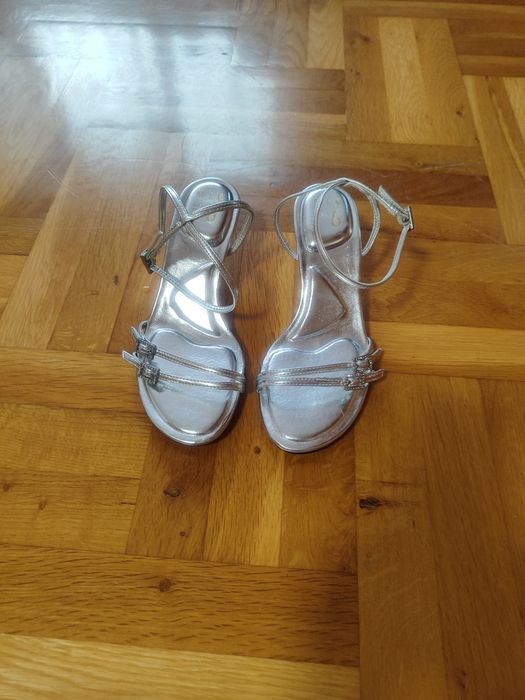 Сребристи сандали на MIX # 6
