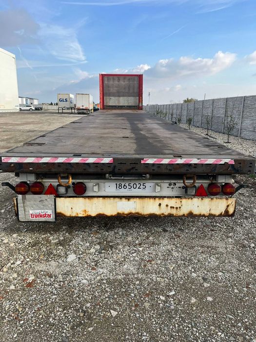 Semiremorcă platformă Krone SD An 2014 , Sistem BDF si obloane detasab