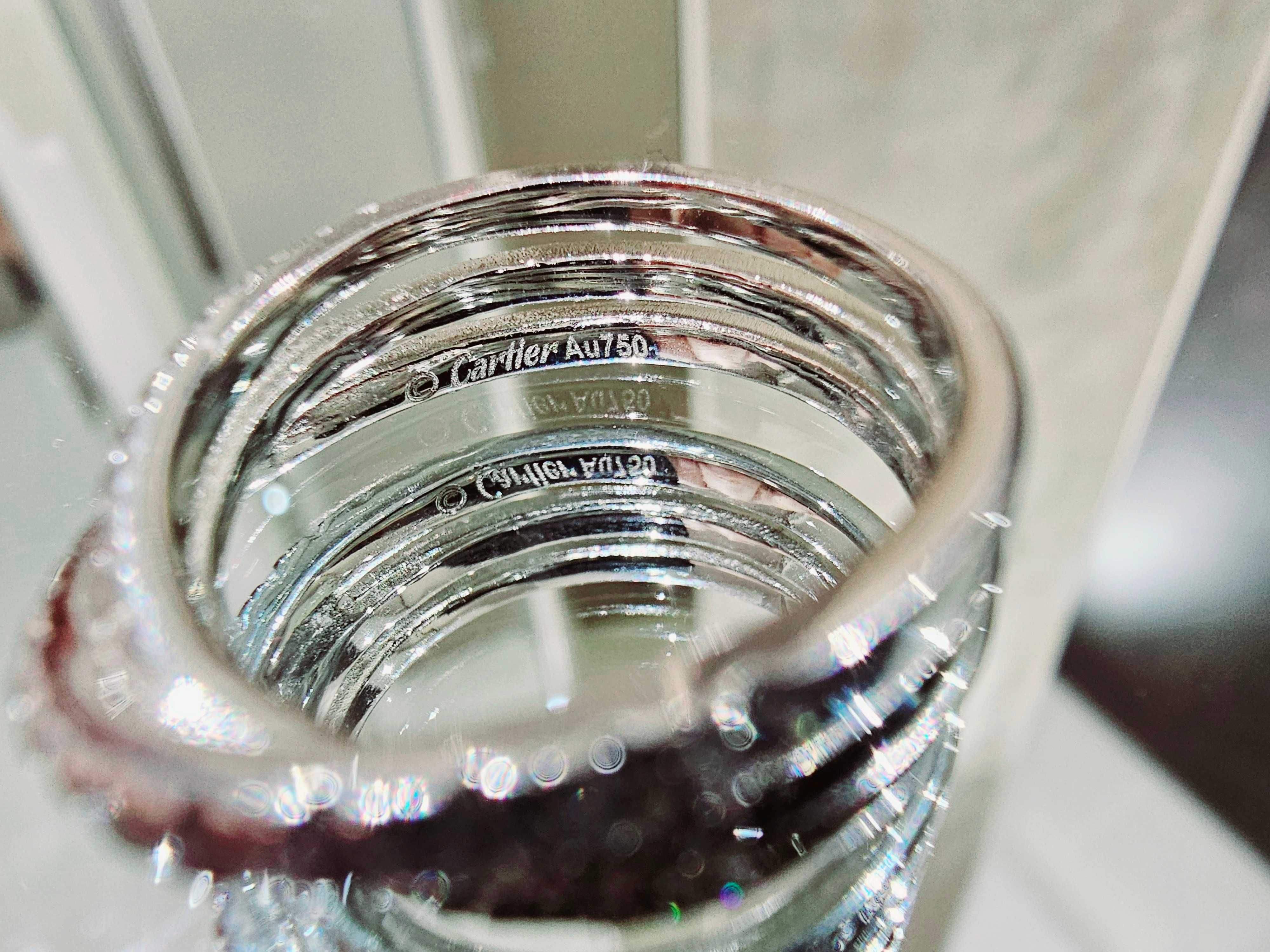 CARTIER Etincelle de Cartier Silver Paved Diamonds Дамски Пръстен