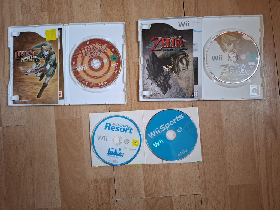 Jocuri Wii:Legend of zelda Twilight Princess/ Wii sports Resort
