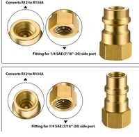 Adaptor cupla incarcare freon R134 A /set inalta si joasa