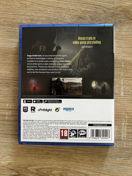 Игра за ps5 Alan Wake 2 Deluxe Edition