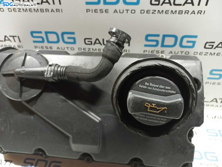 Capac Motor Culbutori Chiuloasa Chiulasa VW Polo 9N 1.9 TDI ATD AXR ASZ BLT BMT 2002 - 2008 Cod 038103475R 038103475Q 038103469S 038103469Q