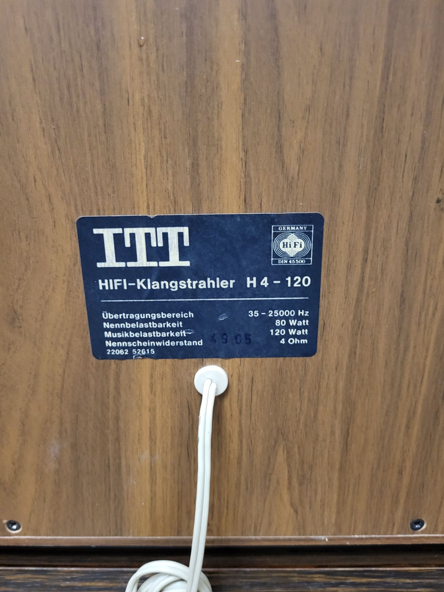 Boxe ITT HI-FI Klangstrahler H4-120
