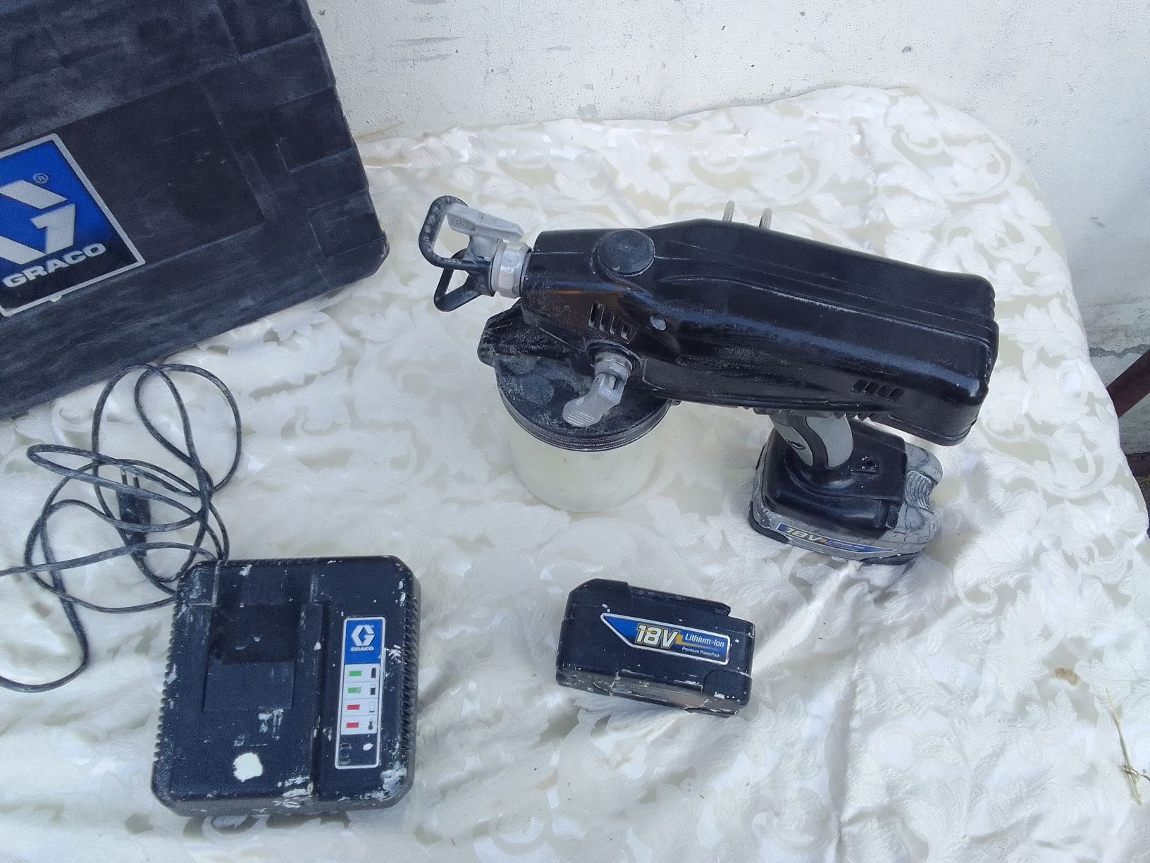 Акумулаторен безвъздушен пистолет Graco 18v li on