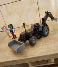 Macheta tractor metalic Welly,ca Siku 1/32+figurina Playmobil-jucarii