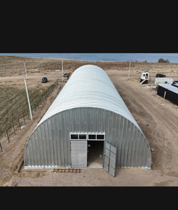 Производство и строительство бескаркасных, сборных ангаров