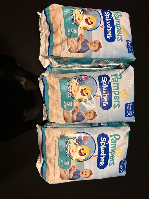 3 Pack Pampers Splashers 3-4