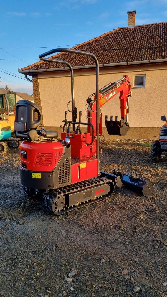 Miniexcavator Lubeck Ex 121 Nou Garantie 2 ani
